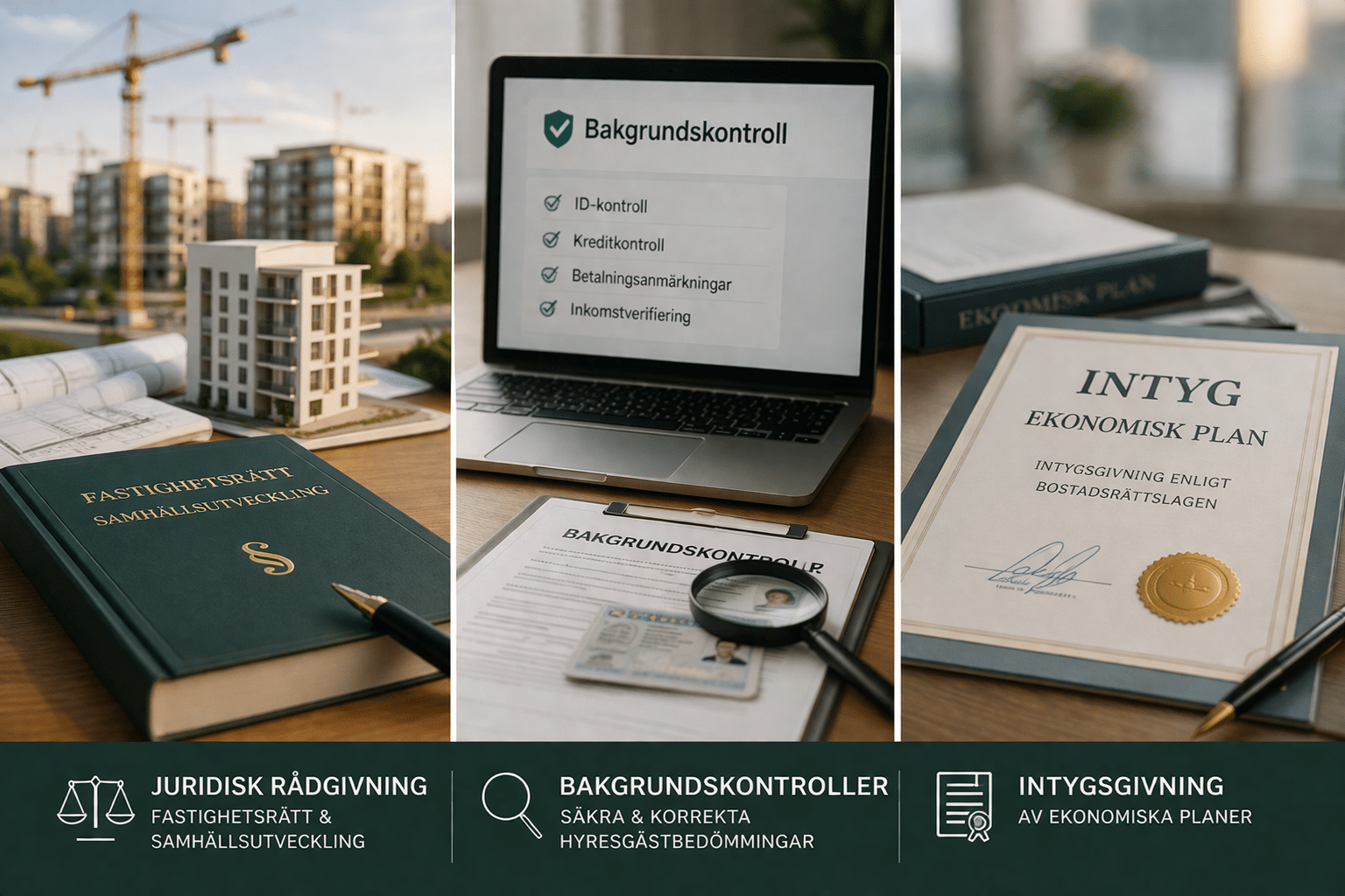 Bostadsområde under utveckling med ritningar i förgrunden – samhällsutveckling och fastighetsjuridik